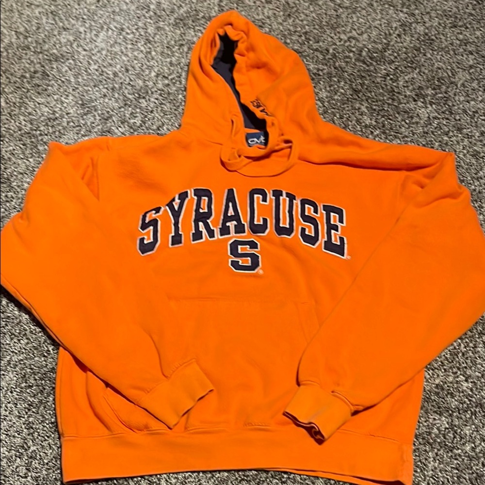 Vintage Orange Syracuse Hoodie (see pics for measurements)